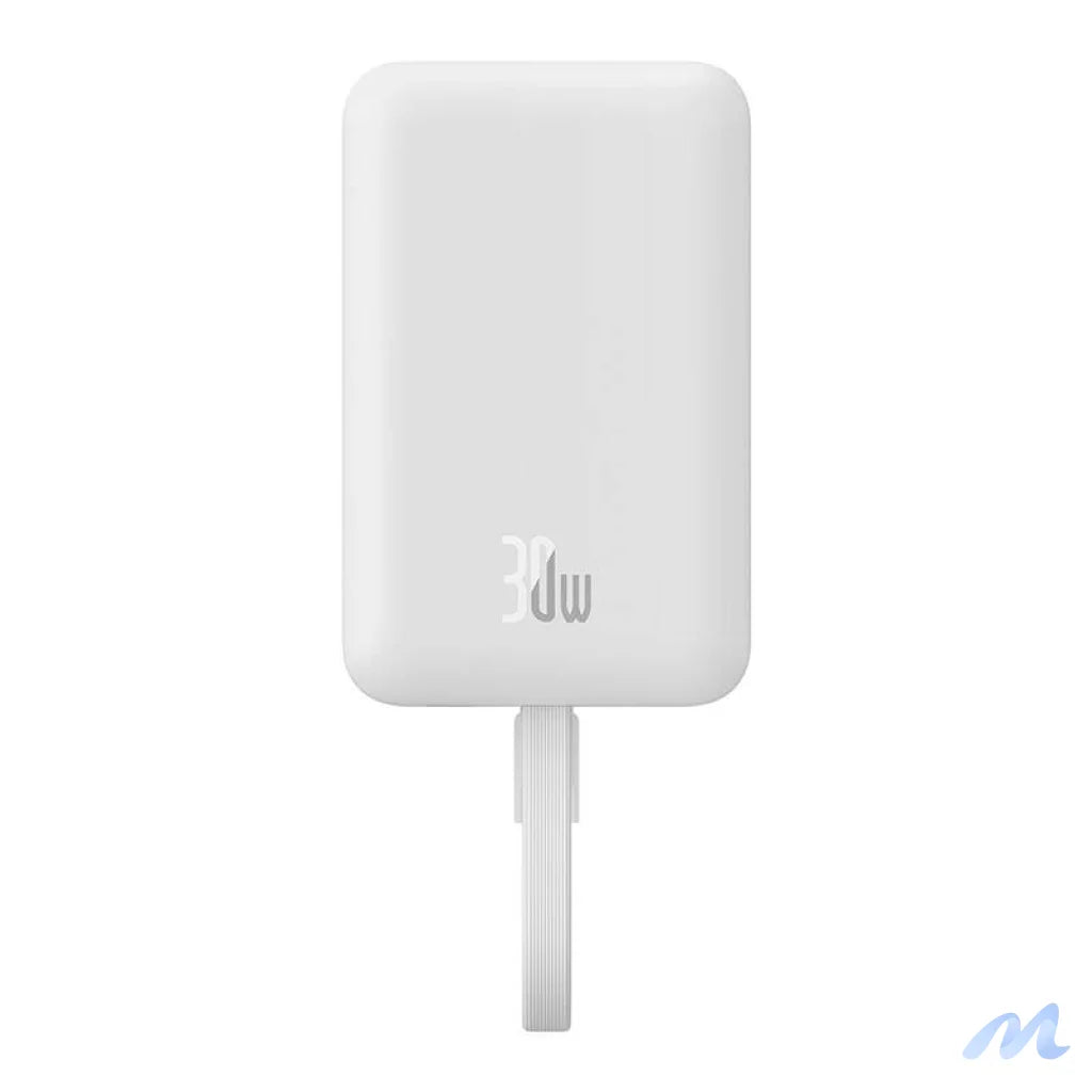 Powerbank Baseus Magnetic Mini 10000mAh, USB-C 30W MagSafe (white)