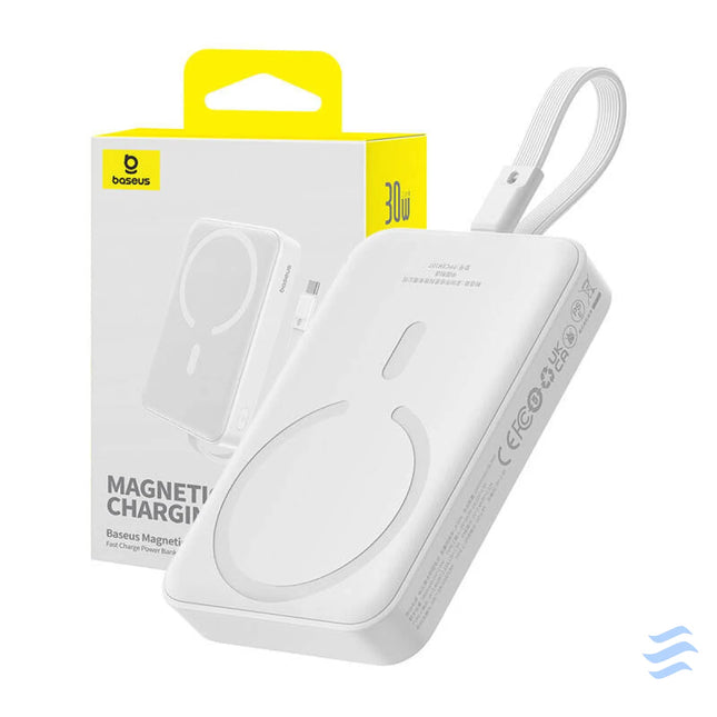 Powerbank Baseus Magnetic Mini 10000mAh USB C 30W MagSafe (white) Powerbanks