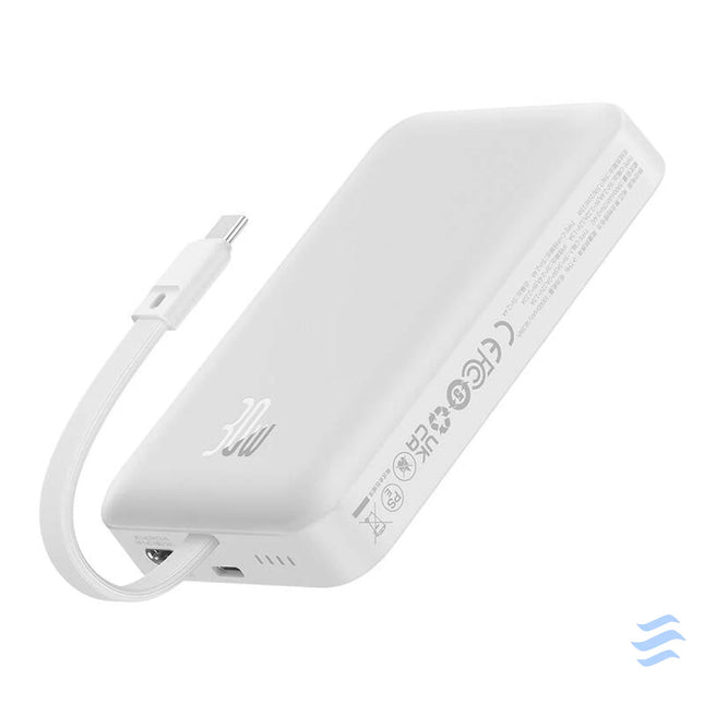 Powerbank Baseus Magnetic Mini 10000mAh USB C 30W MagSafe (white) Powerbanks