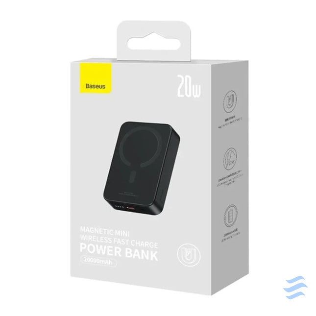 Powerbank Baseus Magnetic Mini 20000mAh USB C 20W MagSafe (black) Powerbanks