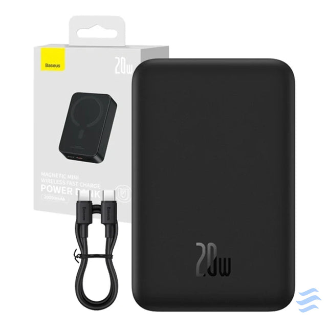 Powerbank Baseus Magnetic Mini 20000mAh USB C 20W MagSafe (black) Powerbanks