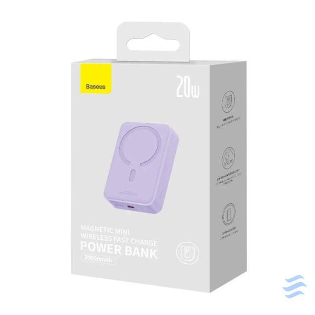 Powerbank Baseus Magnetic Mini 20000mAh USB C 20W MagSafe (purple) Powerbanks