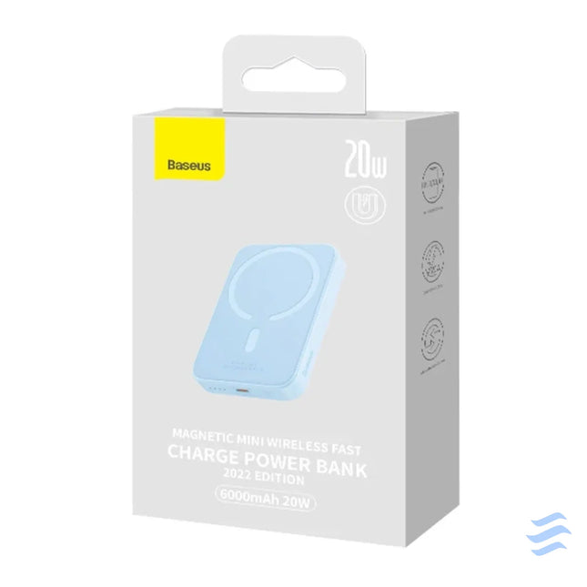 Powerbank Baseus Magnetic Mini 6000mAh USB C 20W MagSafe (blue) Powerbanks