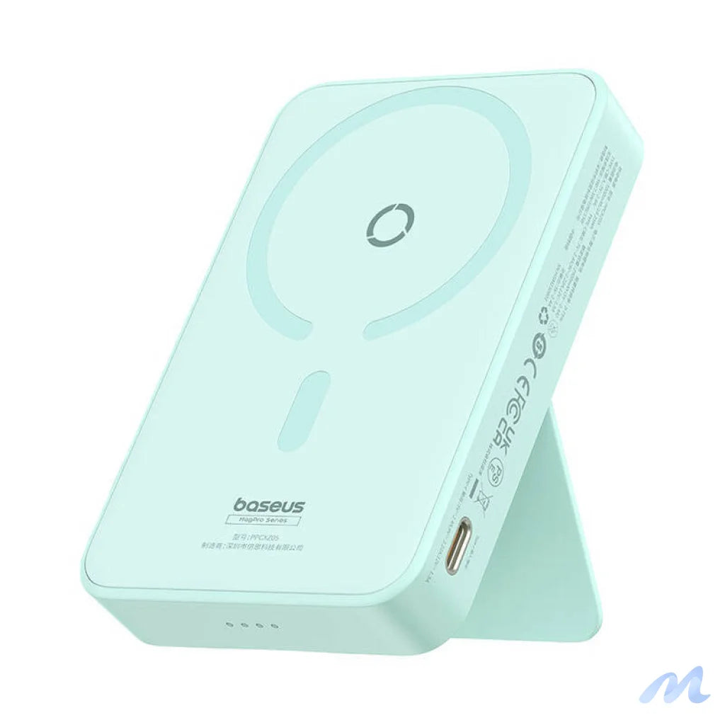 Powerbank Baseus MagPro Magnetic 5000mAh 20W, MagSafe (mint)