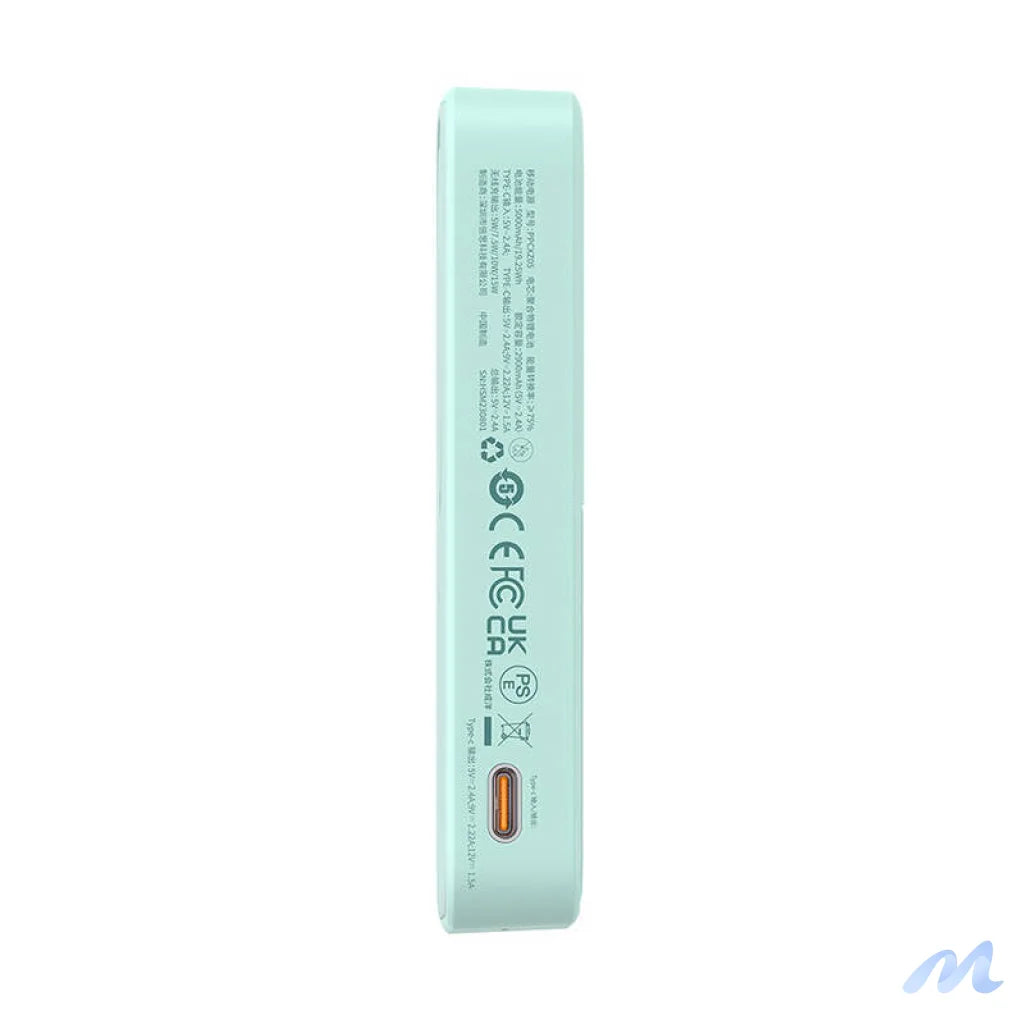 Powerbank Baseus MagPro Magnetic 5000mAh 20W, MagSafe (mint)