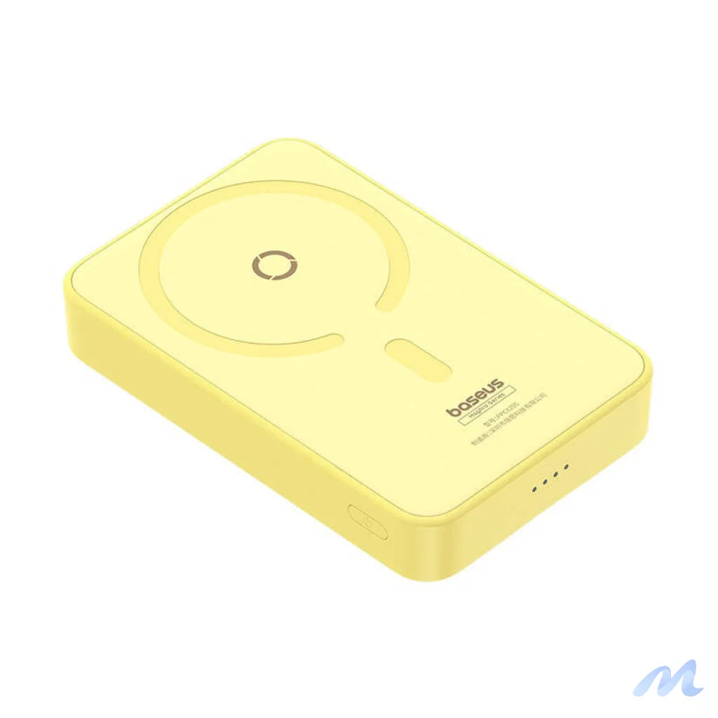 Powerbank Baseus MagPro Magnetic 5000mAh 20W, MagSafe (yellow)