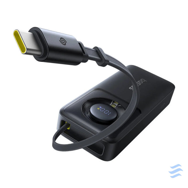 Powerbank Baseus OS Free2Pull 10000mAh 30W + cable (black) Powerbanks