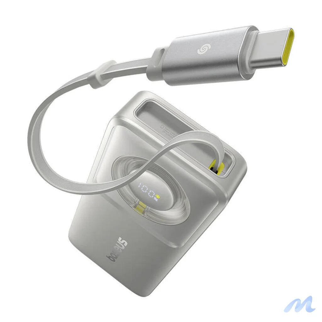 Powerbank Baseus OS Free2Pull 10000mAh 30W +cable (grey)