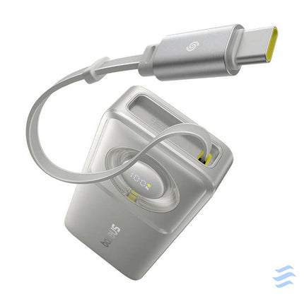 Powerbank Baseus OS Free2Pull 10000mAh 30W + cable (grey) Powerbanks