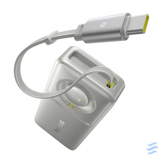 Powerbank Baseus OS Free2Pull 10000mAh 30W + cable (grey) Powerbanks