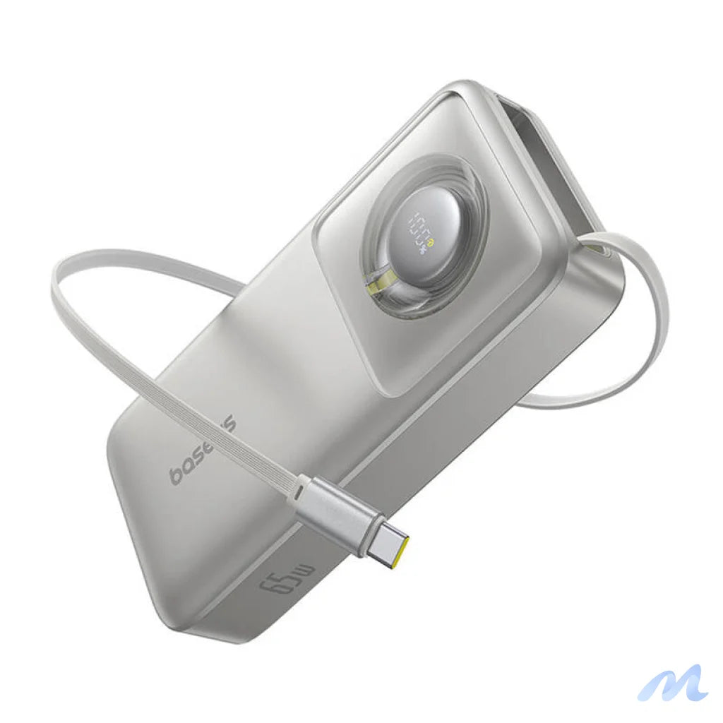 Powerbank Baseus OS Free2Pull 20000mAh 65W + cable (szary)