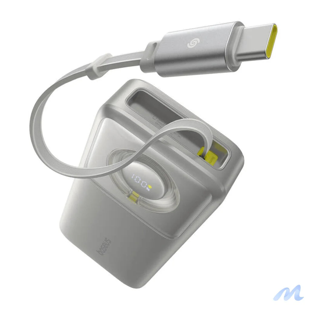 Powerbank Baseus OS Free2Pull 20000mAh 65W + cable (szary)