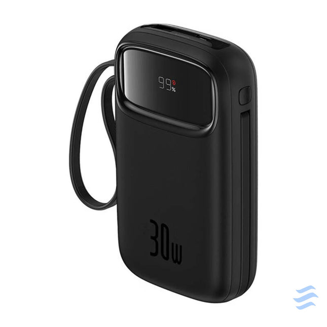 Powerbank Baseus QPow 2 10000mAh 30W 2xUSB C (black) Powerbanks