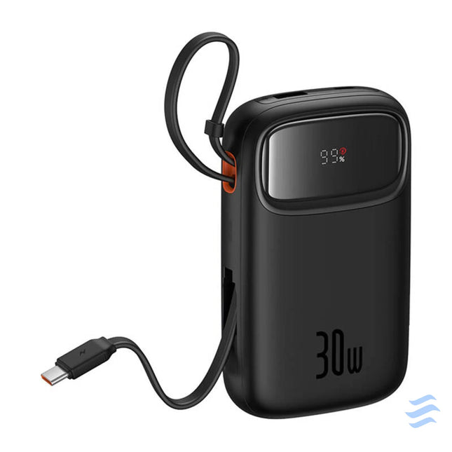 Powerbank Baseus QPow 2 10000mAh 30W 2xUSB C (black) Powerbanks