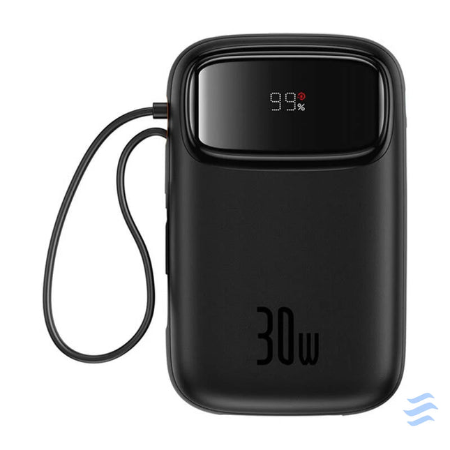 Powerbank Baseus QPow 2 10000mAh 30W 2xUSB C (black) Powerbanks