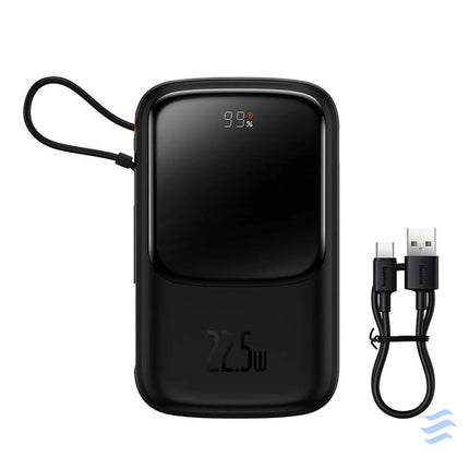 Powerbank Baseus Qpow PRO with cable 10000mAh 22.5W (Black) Powerbanks