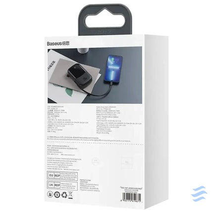 Powerbank Baseus Qpow PRO with Lightning cable USB C port and USB 20000mAh 20W (Black) Powerbanks