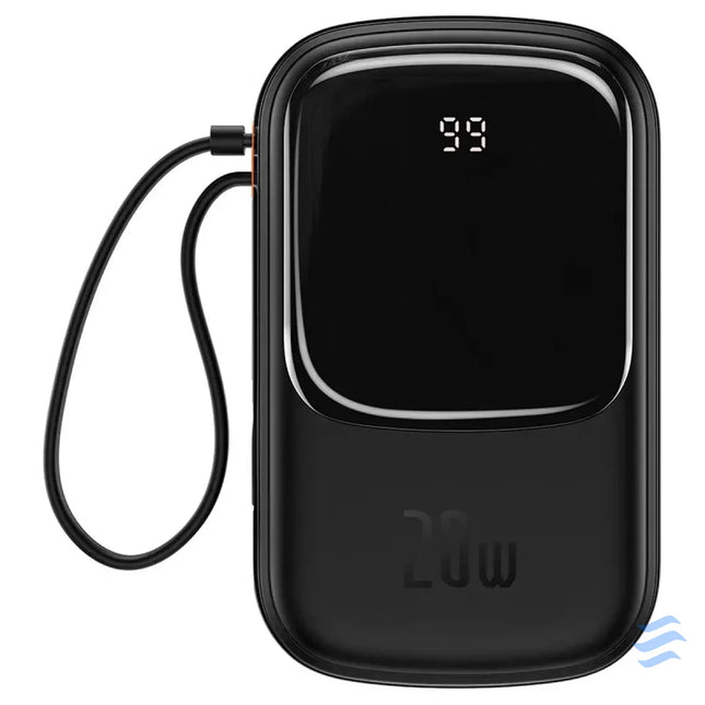 Powerbank Baseus Qpow PRO with Lightning cable USB C port and USB 20000mAh 20W (Black) Powerbanks