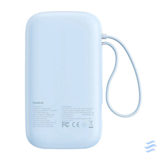 Powerbank Baseus QPow2 20000mAh 30W 2xUSB C (blue) Powerbanks