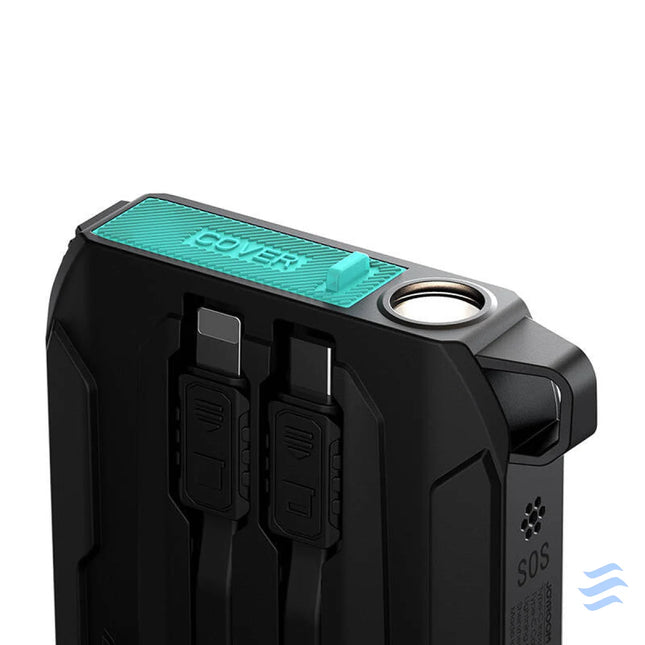 Powerbank Joyroom JR L017 10000mAh 22.5W with Lightning + USB C cable (black) Powerbanks