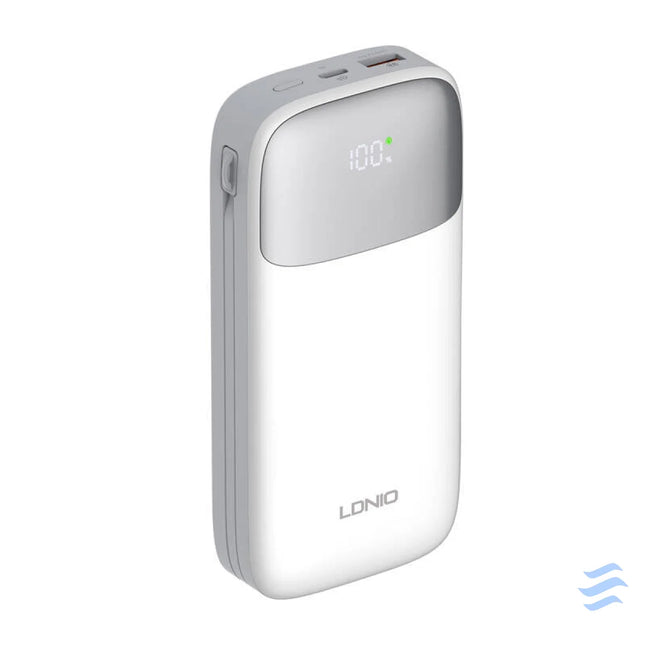 Powerbank LDNIO PQ20 22.5W 20000mAh USB C lightning (biały) Powerbanks