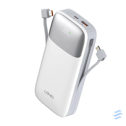 Powerbank LDNIO PQ20 22.5W 20000mAh USB C lightning (biały) Powerbanks
