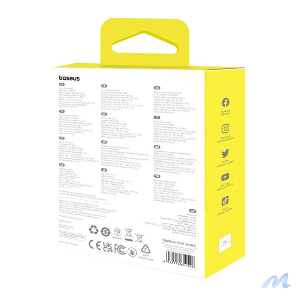 Powerbank mini Baseus 6000 mAh 20W (blue)