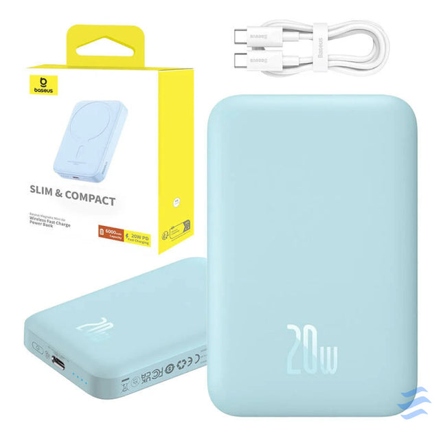 Powerbank mini Baseus 6000 mAh 20W (blue) Powerbanks