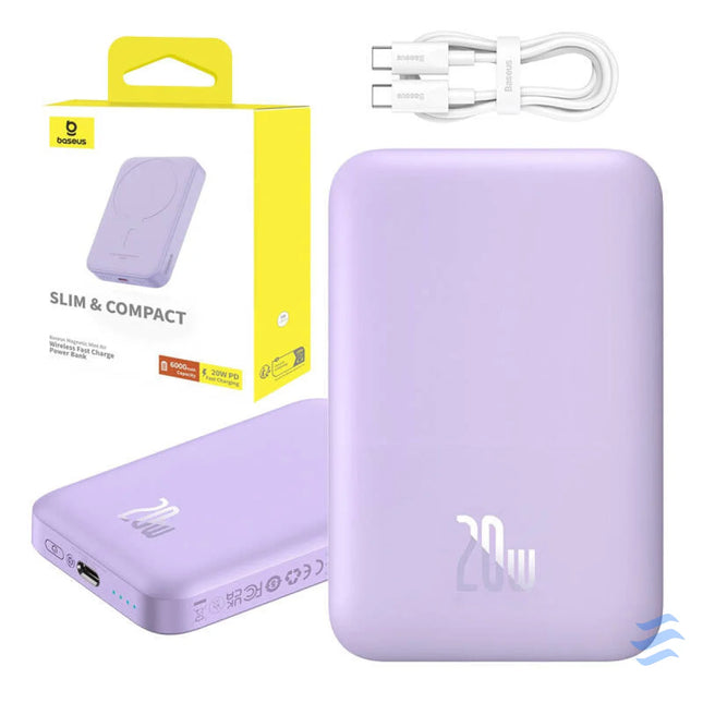 Powerbank mini Baseus 6000 mAh 20W (purple) Powerbanks
