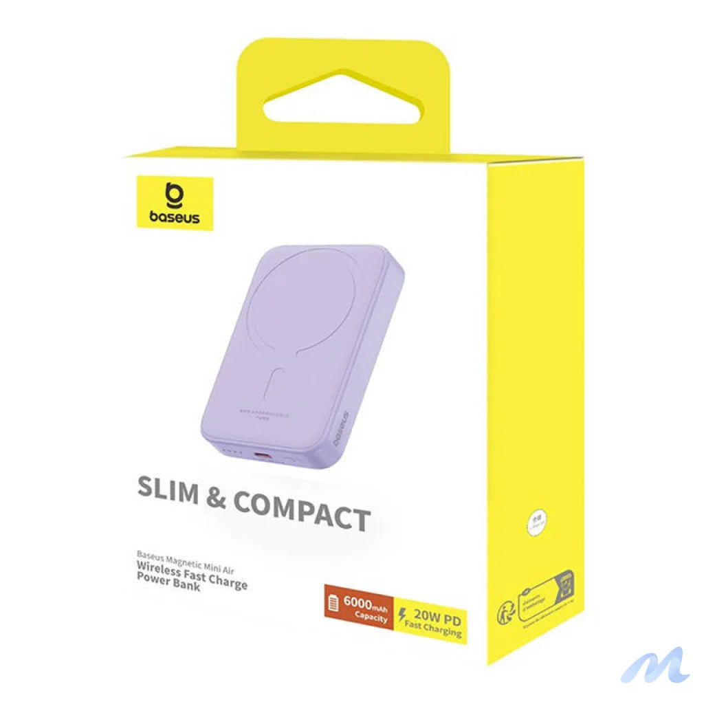 Powerbank mini Baseus 6000 mAh 20W (purple)