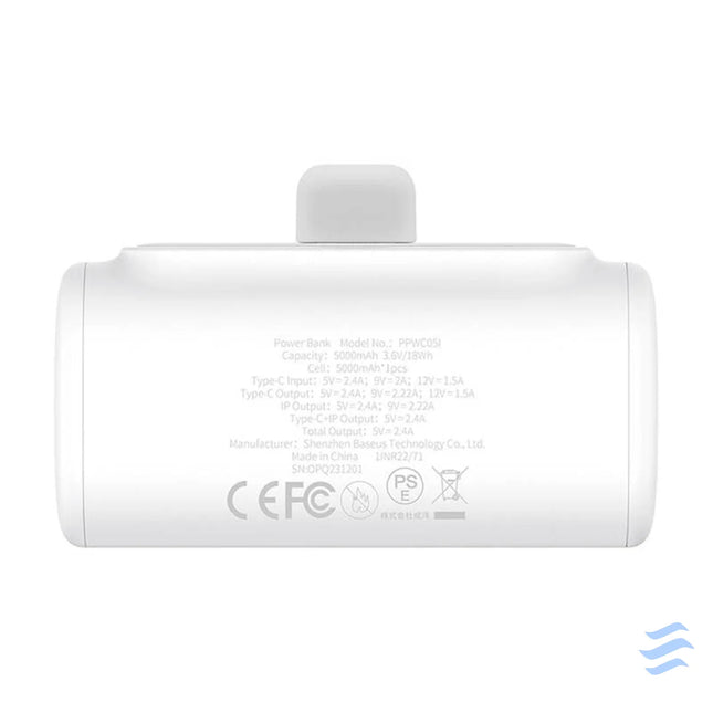 Powerbank OS Baseus Compact IP 5000mAh 20W (white) Powerbanks