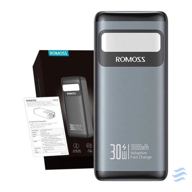 Powerbank PMT30 Romoss 30000mAh 30W (black) Powerbanks