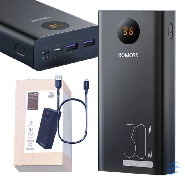 Powerbank Romoss PEA30 30000mAh (black) Powerbanks