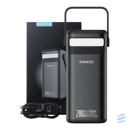 Powerbank Romoss PMT75 DC 75000mAh 280W 240Wh(black) Powerbanks