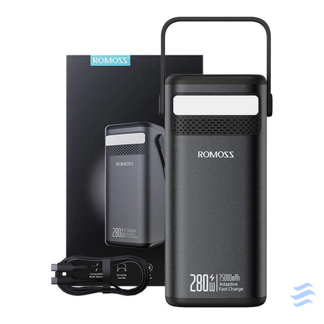 Powerbank Romoss PMT75 DC 75000mAh 280W 240Wh(black) Powerbanks