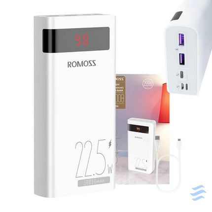 Powerbank Romoss SENSE8PF 30000mAh 22.5W (white) Powerbanks