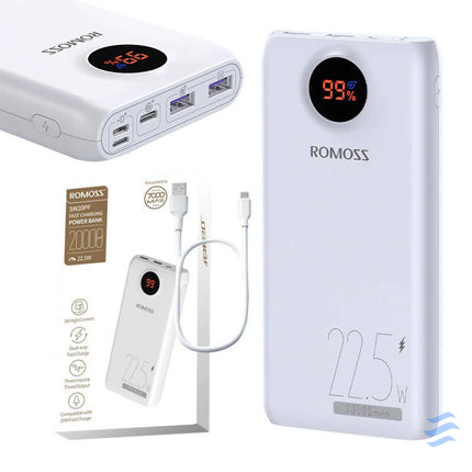 Powerbank Romoss SW20PF 20000mAh 22.5W (white) Powerbanks