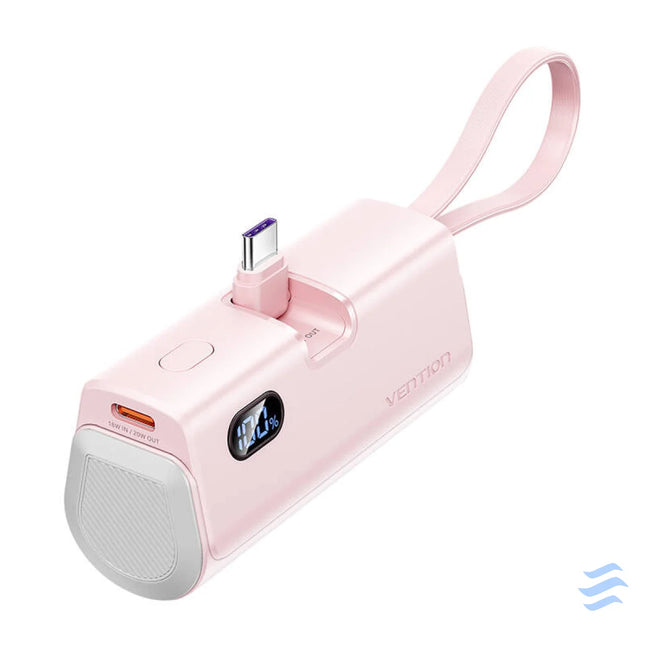 Powerbank Vention LED display 4800mAh 22.5W FHQP0 (pink) Powerbanks