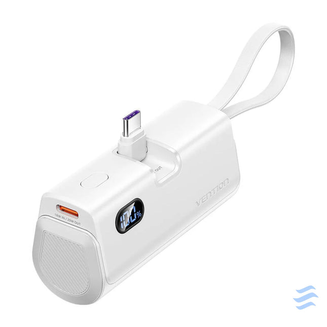 Powerbank Vention LED display 4800mAh 22.5W FHQW0 (white) Powerbanks