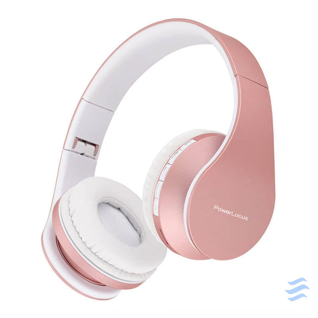 PowerLocus P1 wireless headphones (rose gold) Over ear
