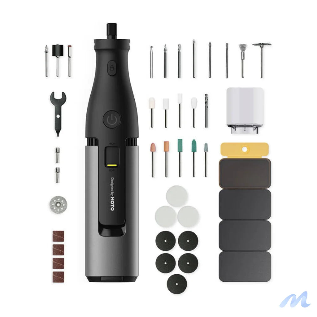 Precision multifunction grinder 12V set 36 el. HOTO QWLDM002 35000RPM