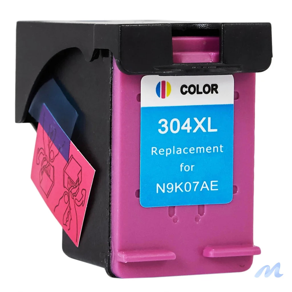 Printhead for HP | N9K07AE / 304XL | rem. | multicolor | 18 ml | bulk | show ink level