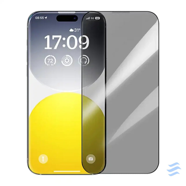 Privacy Protection Tempered Glass Baseus Diamond iPhone 15 For smartphones