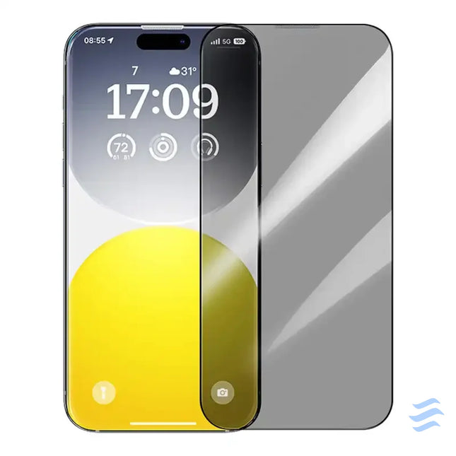 Privacy Protection Tempered Glass Baseus Diamond iPhone 15 Plus For smartphones
