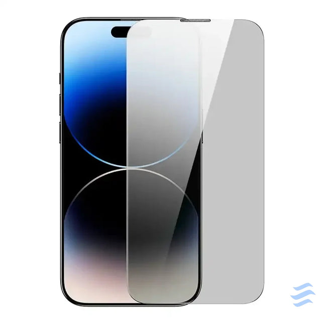 Privacy tempered Glass Baseus Iphone 14 Pro Max (2pcs) with 2 cleaning kits and dust proof installation tool For