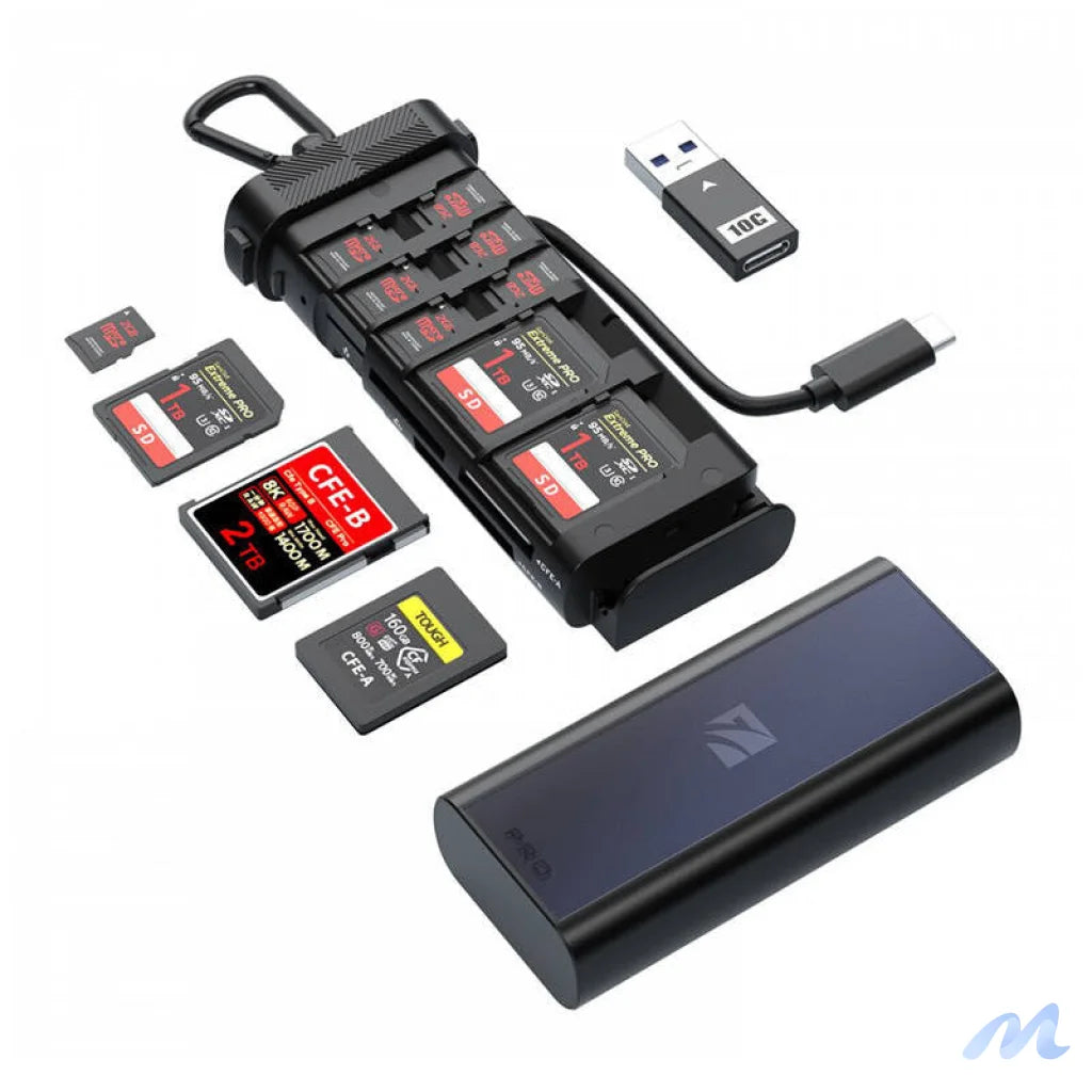 Pro card reader FREEWELL CF A/B, SD, TF