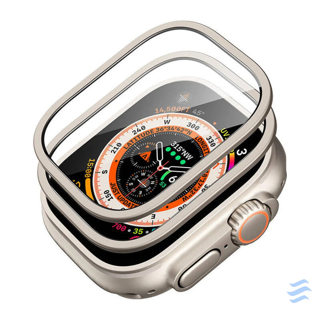 Protection set for Apple Watch Ultra ESR 49mm (case + glass) (titanium) Accessory cases
