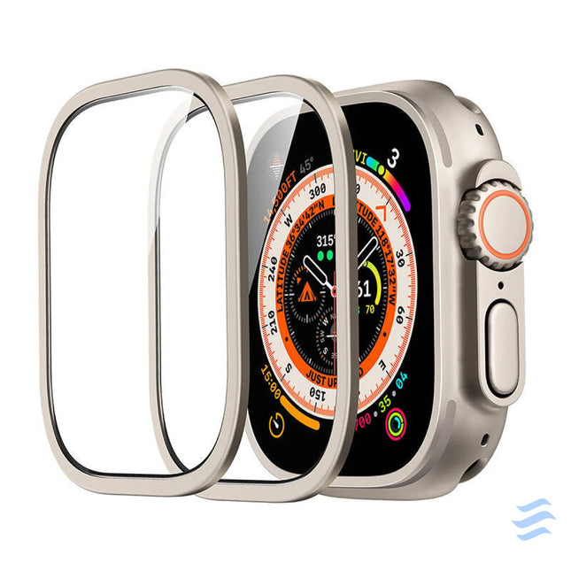 Protection set for Apple Watch Ultra ESR 49mm (case + glass) (titanium) Accessory cases
