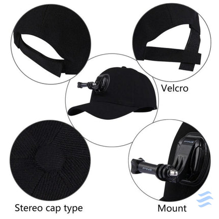 Puluz cap with sports camera mount (DJI GoPro Insta360) Straps mounts and holders