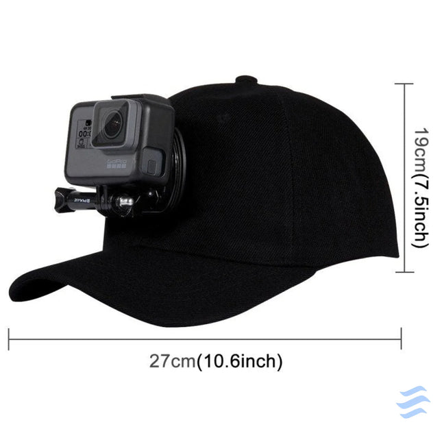 Puluz cap with sports camera mount (DJI GoPro Insta360) Straps mounts and holders
